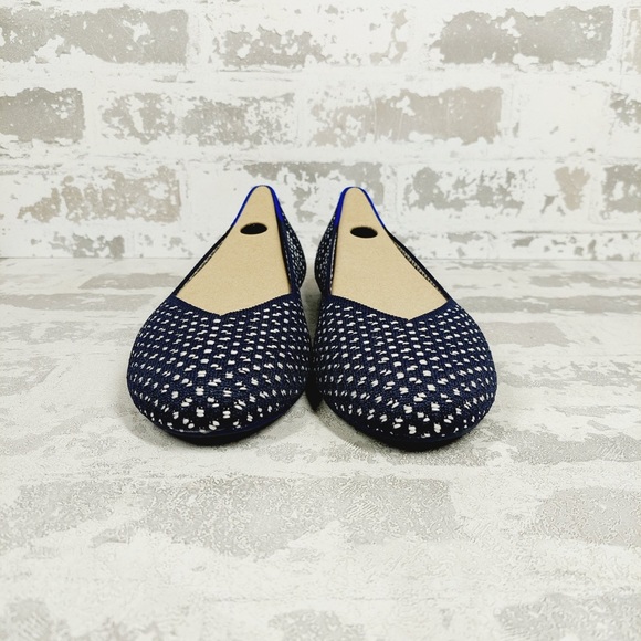 NEW Rothy's Retired Navy Maritime Honeycomb Slip On Round Toe Flats F703 - Picture 4 of 8